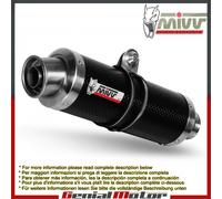 Terminale Scarico MIVV GP Carbonio per Suzuki Gsf 1250 Bandit 2007 > 2016