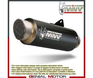 Terminale Scarico MIVV GP PRO Nero inox per Ktm 1290 Superduke Gt 2016 > 2022