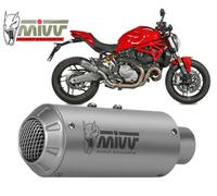 Terminale Scarico MIVV MK3 Inox per DUCATI MONSTER 1200 2017 > 2021