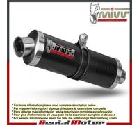 Terminale Scarico MIVV Oval Carbonio per Suzuki Sv 650 2003