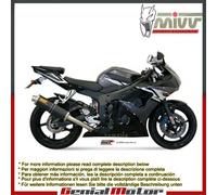 Terminale Scarico MIVV Oval Carbonio per Yamaha Yzf 600 R6 2003 > 2005
