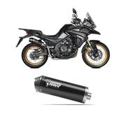 Terminale Scarico MIVV Oval Inox Nero Con Coppa Carb VOGE VALICO 525 DSX 2024