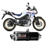 H.086.LZ - Terminale Scarico MIVV OVAL Nero HONDA XL750 TRANSALP (23-23)