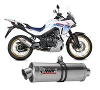 TERMINALE MIVV OVAL ACCIAIO INOX NERO PER ROYAL ENFIELD HIMALAYAN 2021-2023