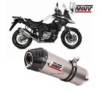 Mivv Scarico Completo SUZUKI DL V-STROM 650 / XT 2017 > 2022 OVAL TITANIUM CC