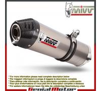 Terminale Scarico MIVV Oval Titanio Con Coppa Carbonio Bmw F 800 R 2009 > 2020