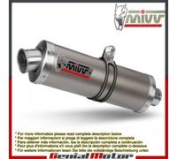 Terminale Scarico MIVV Oval Titanio per Honda Vfr 800 1998 > 2000