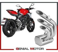 Terminale Scarico Mivv Speed Edge Acciaio Inox Mv Agusta Brutale Rr 2017 > 2020