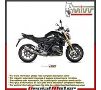 Terminale Scarico MIVV Speed Edge Acciaio inox per Bmw R 1200 R Rs 2015 > 2018