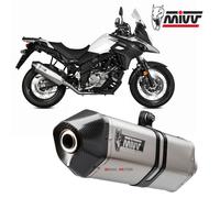 S.049.LRX - Terminale Scarico Mivv SPEED EDGE Inox SUZUKI DL V-STROM 650 (17-)