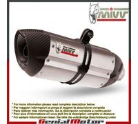 Terminale Scarico MIVV Suono Acciaio inox per Ktm 1290 Superduke 2014 > 2019