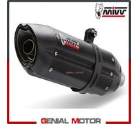 Terminale Scarico MIVV Suono Black Inox Nero kat per KTM RC 125 2017 > 2020