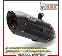 Terminale Scarico MIVV Suono Nero Accia inox KTM 1290 Superduke Gt 2016 > 2022