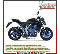 Terminale Scarico MIVV Suono Nero Acciaio inox per Honda Cb 1000 R 2008 > 2017