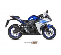 Mivv Suono Yamaha Yzf R25 15-24/yzf R3 15-24 Y.048.l9 Homologated Slip On Muffler Argento Homologated