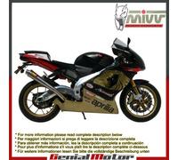Terminale Scarico MIVV X-cone Acciaio inox per Aprilia Rsv 1000 1998 > 2003