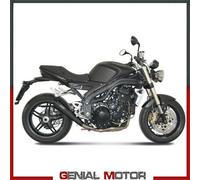 Terminale Scarico Mivv X-cone Acciaio Nero Triumph Speed Triple 2007 > 2010