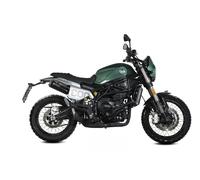 Terminale Scarico Mivv X-M1 Inox Nero Benelli Leoncino 800 Trial 2022 2024