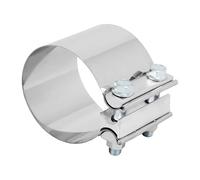 Terminale Scarico Morsetto Tubo Flessibile In Acciaio Inossidabile Per Auto Da 40-83 Mm Manicotto Per Tubo Di Scarico Manicotto OD Morsetto Per Tubo Punta TuboScarico(57mm)