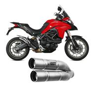 Terminale Scarico omolog MIVV Double Gun Inox DUCATI MULTISTRADA 950/S 2017 2021