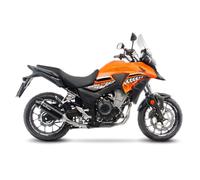 Honda CB 500 X ABS 2017-2018 Leo Vince Nero da Infilare Marmitta - Acciaio Inox
