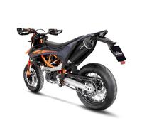 TERMINALE SCARICO OMOLOGATO LEOVINCE NERO KTM ENDURO 690 R ABS 2021 (ALL)