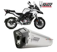 Terminale Scarico omologato MIVV Delta Race Inox per BENELLI TRK 502 2017 > 2023