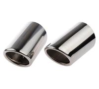 Terminale Scarico Per A4 Per Q5 Per Q3 Per A3 2009 2010 2011 2012 2013 2014 2015 2016 Silenziatore Slip-On In Acciaio Per Auto Argento Terminale Di Scarico