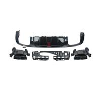 Terminale Scarico Per Benz W213 E300 E450 E43 Per AMG 2016-2020 Paraurti Posteriore Diffusore Labbro W/Punte Di Scarico Silenziatore