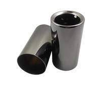 Terminale Scarico Per BMW E90 E91 E92 E93 325 F30 F35 118d 320i 320 316i 328i Auto 70mm Tubo Di Scarico Marmitta Punte Tubi Coperture Terminales(2PCS black)