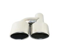 Terminale scarico Per E63 W218 W211 W212 C300 C350 Classe C 1 Pz Punta Scarico In Acciaio Inox Tipo Y Punta Scarico Tubo Scarico(Argento a destra)