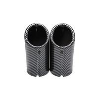 Terminale Scarico Per Passat B7 Per VW CC Per TIGUAN 2 Pezzi Accessori Per Lo Styling Dell'auto Sostituzione Del Coperchio Della Punta Del Silenziatore Del Tubo Di Scarico(2pcs Carbon fiber)