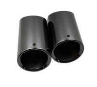Terminale scarico Per Serie Per Serie 5 F18 F10 F11 E60 E61 E39 528i 530i 535i 535d Terminalescarico Marmitta Nera Ugellocoda Gola(Nero 2 pz)