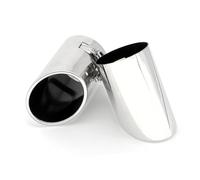 Terminale Scarico Per VW Per Passat CC Per Passat B6 3C Adatto 52-73mm Terminale Scarico Terminale Scarico Terminale Scarico Cromato Posteriore Rotondo Acciaio Scarico Silenziatore Punta