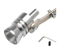 Terminale Scarico Per W211 W203 W204 W210 W124 AMG W202 Tubo Di Scarico Auto Turbo Sound Whistle(Argento)