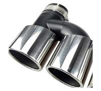 Terminale Scarico Punta Per A5/A6L/A7/TT/S6/S5 Terminali Di Scarico Di Ricambio Per Auto Tubo Di Scarico Smussato Ugello Di Gola Finale(In 60mm Out 89mm 1)