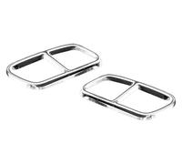 Terminale Scarico Punta Per Classe C W206 C200 C220 C260 C300 2021 2022 Copertura Del Tubo Di Scarico Del Silenziatore Dell'auto Tubi Terminali Dell'auto(Argento)