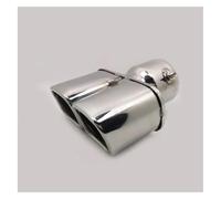Terminale Scarico Punta Per UX 200H 250H 260H 2019 2020 Marmitta Esterna Tubo Posteriore Terminale Di Scarico Terminale Di Scarico Ornamento Tubi Finali Auto(Argento)