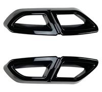Terminale Scarico Punta Per VW Per P&assat B8 2016-2019 Telaio Tubo Di Scarico Auto Quattro Uscite Coda Gola Tubo Di Scarico Copertura Adesivo(Nero)