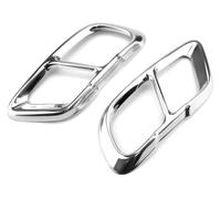 Terminale Scarico Punta Per X5 G05 X6 G06 X7 G07 2019-2022 Coda Auto Silenziatore Tubo Di Scarico Coperchio Di Uscita Tubi Per Auto(Silvery)