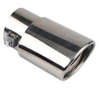 Terminale Scarico Punta Punta Del Silenziatore Posteriore Gola Della Coda 1,5-2,1 Pollici Universale In Acciaio Inossidabile Per Tubi Di Scarico Dell'auto Diametro(Silver Straight)