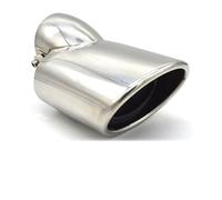 Terminale Scarico Punte Per Marmitta Di Scarico Auto Acciaio Inossidabile Punte Tubo Scarico Copertura Tubo Scarico Per Ford Per Focus 3 2 Accessori Punta TuboScarico(Silver)