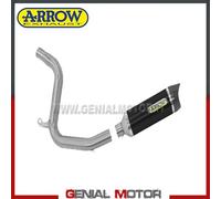 Terminale Scarico + Racc Arrow Street Thunder Allu N per KTM Duke 200 2011 2014