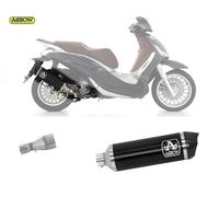 Terminale Scarico Racc Arrow Urban Carb Allum N Piaggio Beverly 300Hpe 2021 2023