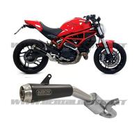 Terminale Scarico + Racc Kat Arrow Pro Race Nero Ducati Monster 797 2017 > 2020