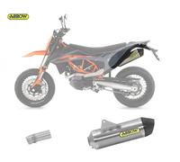 Terminale Scarico ++Raccord Arrow RTech Carbon Cap Allum Ktm 690 Smc R 2021 2024