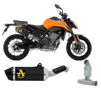 Terminale Scarico RaceT Allum Dark + Raccordo cent Arrow KTM 790 DUKE 2025 2026