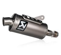 TERMINALE SCARICO SLIP ON AKRAPOVIC TITANIO PER TRIUMPH SCRAMBLER 400 X / SPEED