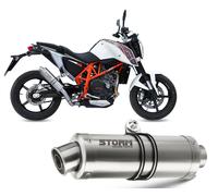 Terminale Scarico Storm by Mivv Gp acciaio inox per Ktm 690 Duke 2012 > 2018