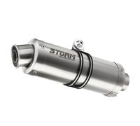 Terminale Scarico Storm by Mivv Gp acciaio per Suzuki Gsf 650 Bandit 2005 > 2006